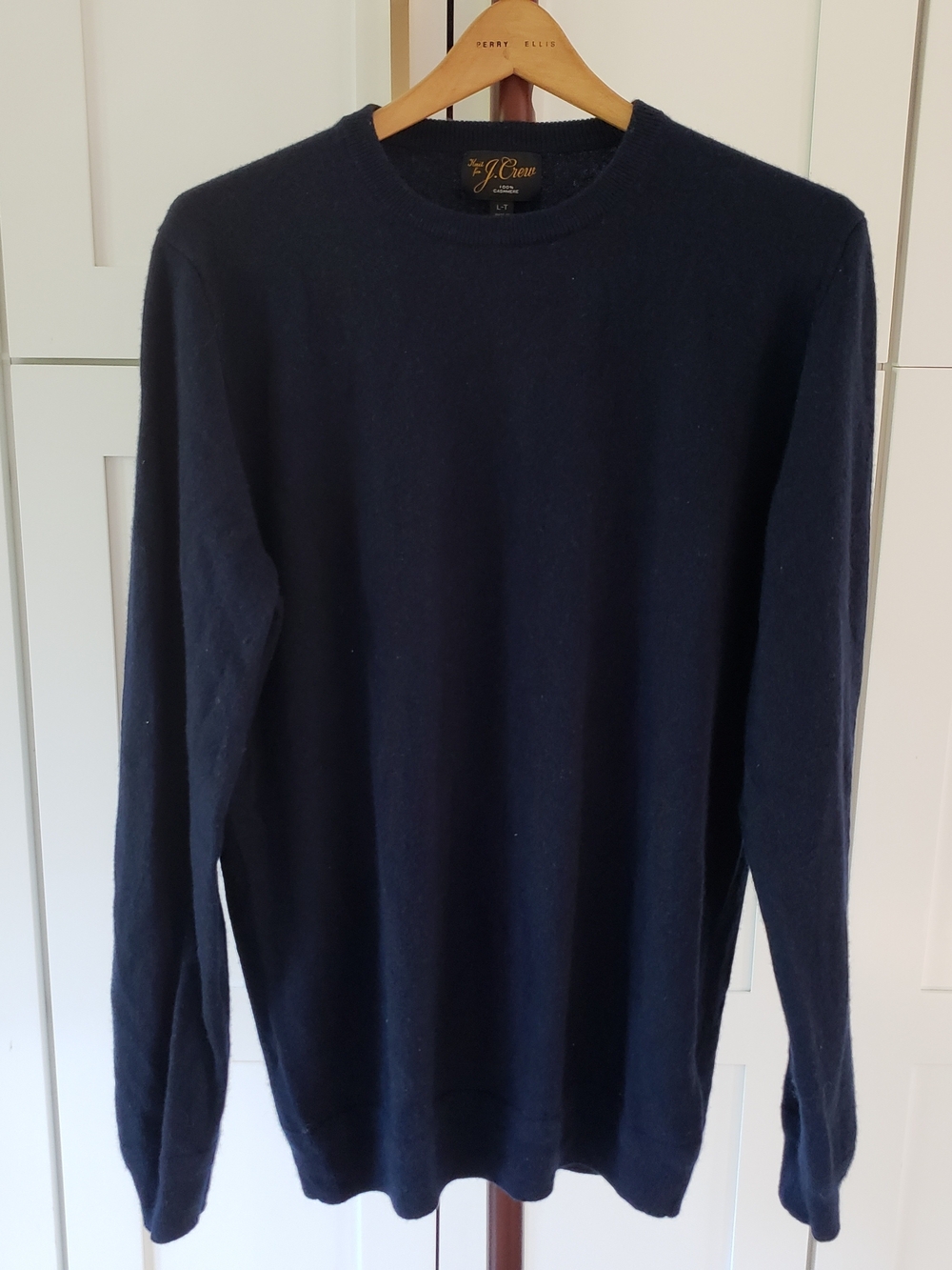J. Crew Men's Crewneck Sweater in Navy Blue